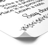 Foto Guest Book Wedding Sign - Rochester Poster (Hoek)