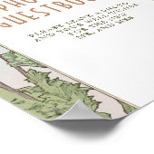 Foto Guestbook Sign  Art Nouveau door Mucha Poster (Hoek)