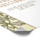 Foto Guestbook Sign  Art Nouveau door Mucha Poster (Hoek)