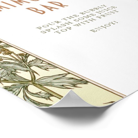 Foto Guestbook Sign Art Nouveau door Mucha Poster (Hoek)