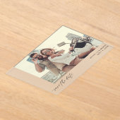 Foto H MOD Eenvoudig Opslaan van de datum 1b Acryl Uitnodigingen (Laagn)