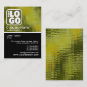 Foto half&half - groen venster visitekaartje (Voorkant / Achterkant)