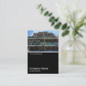 Foto half&half - plakken visitekaartje (Staand voorkant)