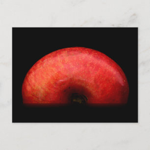 Foto halve Apple Portret Briefkaart