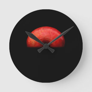 Foto halve Apple Portret Ronde Klok