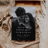 Foto handgeschreven script save the date