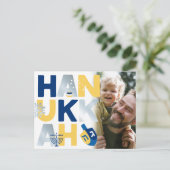Foto Hanukkah Briefkaart (Staand voorkant)