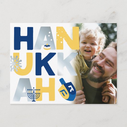 Foto Hanukkah Briefkaart (Voorkant)