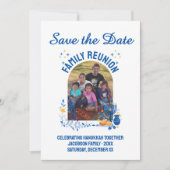  Foto HANUKKAH FAMILIE REÜNIE Save The Date (Voorkant)