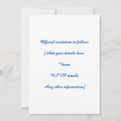  Foto HANUKKAH FAMILIE REÜNIE Save The Date (Achterkant)