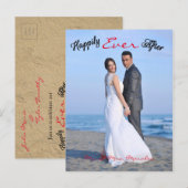 Foto 'Happily Ever After' - briefkaart (Voorkant / Achterkant)