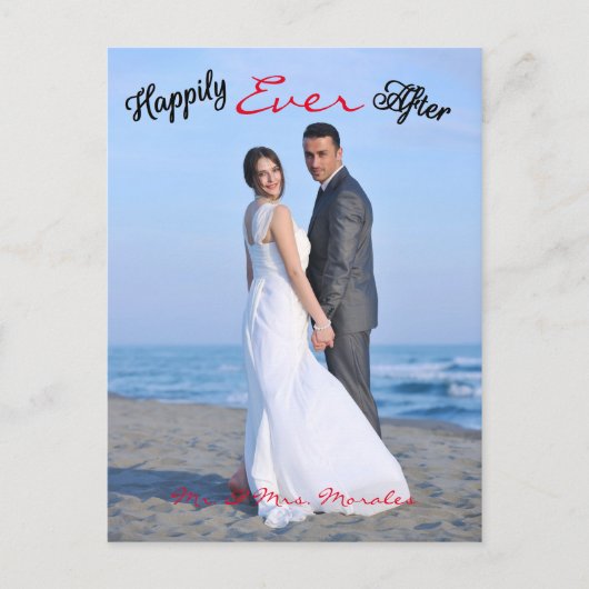 Foto 'Happily Ever After' - briefkaart (Voorkant)