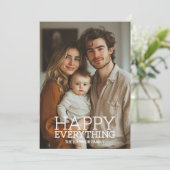 Foto: Happy Alles Groet - Kalkbord Feestdagenkaart (Staand voorkant)