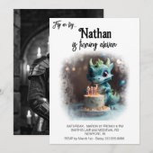 *~* FOTO happy AP88  Baby Dragon Verjaardagsfeestj Kaart (Voorkant / Achterkant)