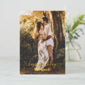 Foto Happy Birthday Kaart (Staand voorkant)