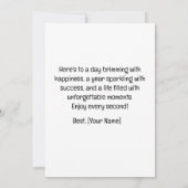 Foto Happy Birthday Kaart (Achterkant)