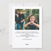 Foto Happy Holiday Kaart (Achterkant)