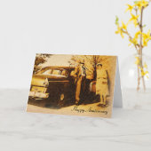  foto Happy Jubileum Couple Kaart (Gele Bloem)