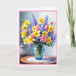 Foto Happy Moederdag Spring Flowers Kaart