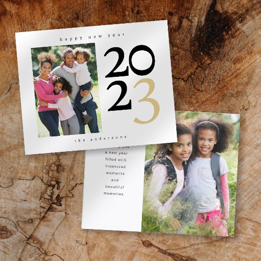 Foto Happy New Year Holiday-kaart