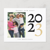 Foto Happy New Year Holiday-kaart (Voorkant)