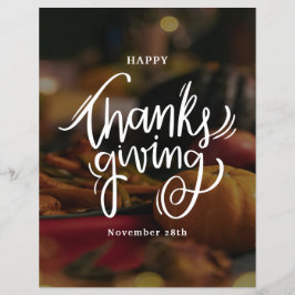 Foto Happy Thanksgiving sociale media Flyer