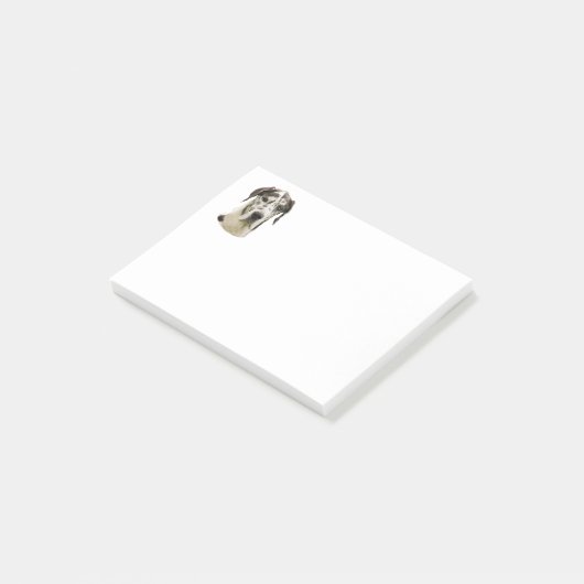 Foto Harlequin Great Dane Post-it® Notes (Schuin)