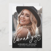 Foto Hart Afstuderen Bedankkaart (Voorkant)