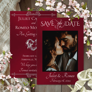 Foto & Hart Bewaar de Datum op Bourgondië Save The Date