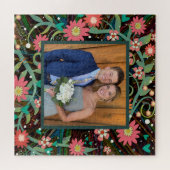 Foto Hart Bloemen Roze  Inspirivity Legpuzzel (Horizontaal)