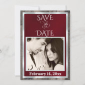 Foto & Hart - Bordeaux Save The Date (Voorkant)