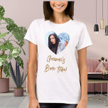 Foto hart bruid tribe bachelorette t-shirt<br><div class="desc">Personaliseer en een foto in het hartvormige lijst. Voor vrijgezellenfeesten en vrijgezellenfeesten.</div>