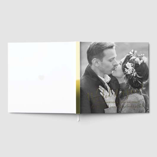 Foto hart deed het opnieuw hertrouwde foto bruilof gastenboek (Volledig)