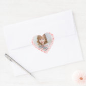 Foto Hart en Liefde Script Hart Sticker (Envelop)