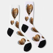 Foto Hart Huisdier Kat Hond Familie Sokken (Rechts)