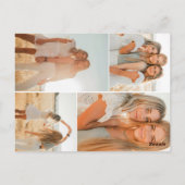 Foto Hart Kalligrafie Sweet 16 Briefkaart (Achterkant)