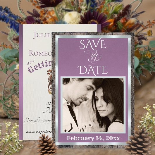 Foto & Hart - Lavendel Save The Date
