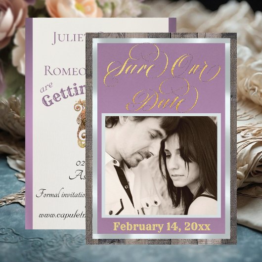 Foto & Hart - Lavendel Save The Date