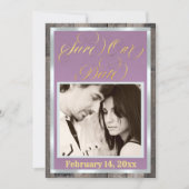 Foto & Hart - Lavendel Save The Date (Voorkant)