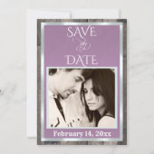 Foto & Hart - Lavendel Save The Date (Voorkant)