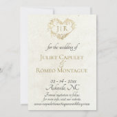Foto & Hart Monogram - Blauw Save The Date (Achterkant)