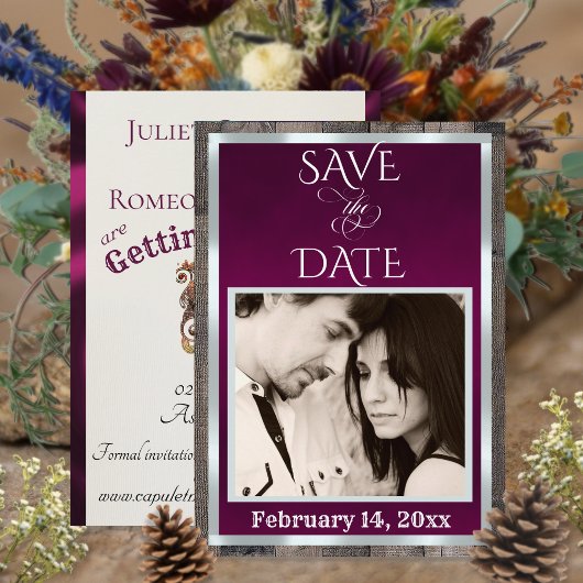 Foto & Hart - Plum Save The Date