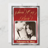 Foto & Hart - Rood Save The Date (Voorkant)