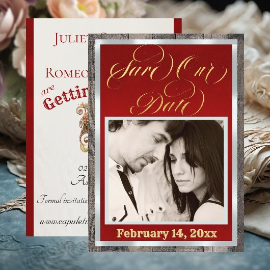 Foto & Hart - Rood Save The Date