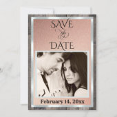 Foto & Hart - Roségoud Save The Date (Voorkant)
