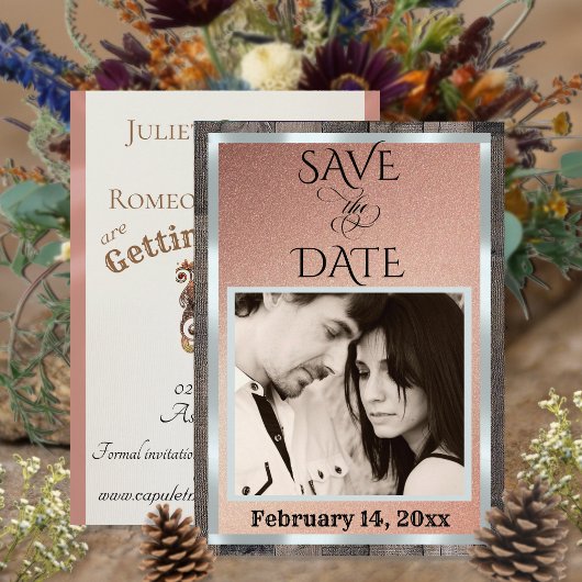 Foto & Hart - Roségoud Save The Date