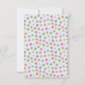 Foto Hart Snoep Valentijn's Day Holiday Kaart (Achterkant)