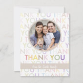  foto Hartelijk dank | Van ons allemaal Bedankkaart (Voorkant)