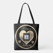 Foto Heart Memorial Canvas tas (Achterkant)