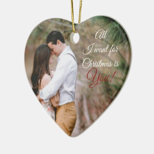 Foto Heart Ornament (Links)